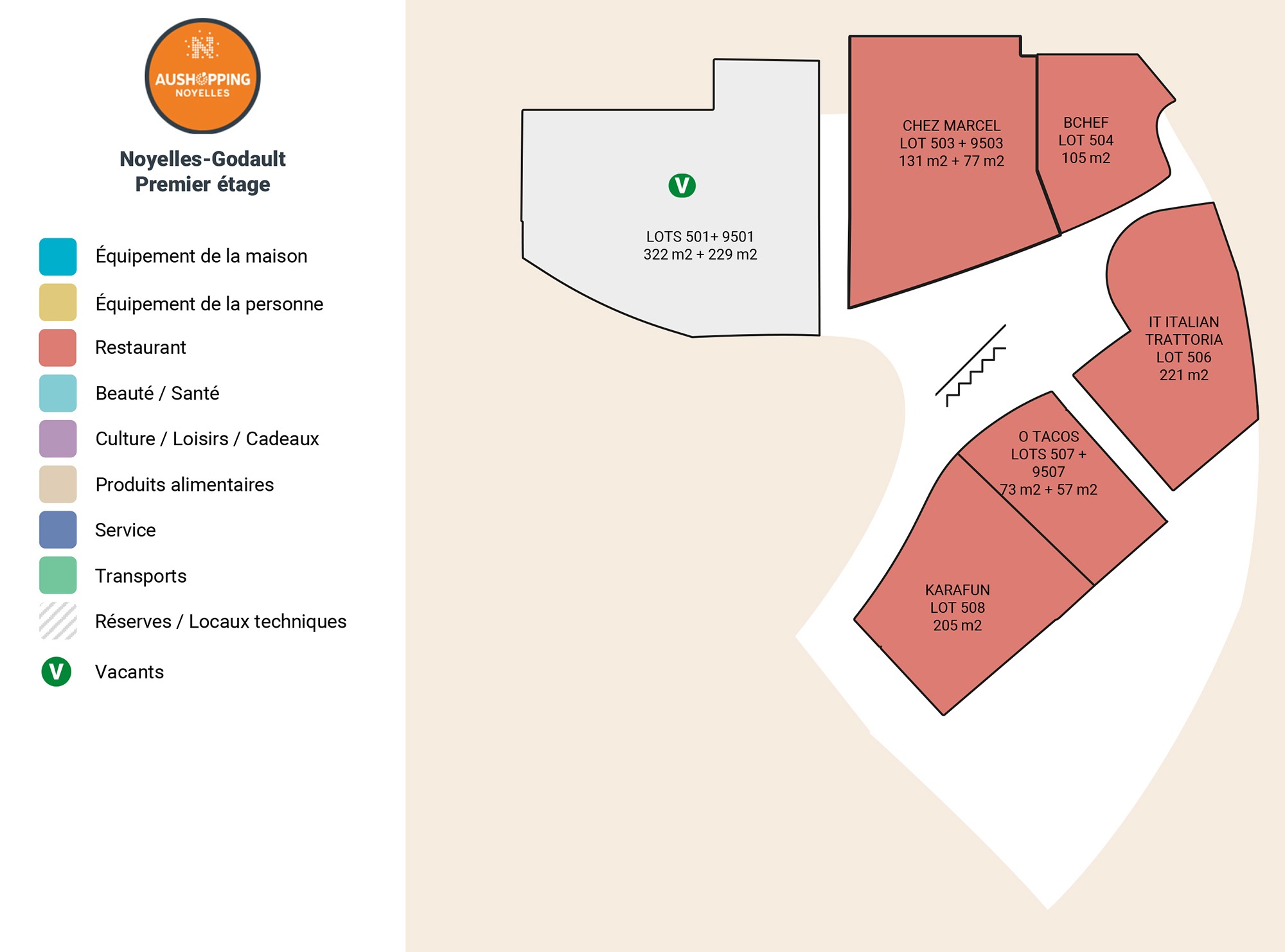 Aushopping Noyelles – Noyelles-Godault (62) Plano E1 Geral