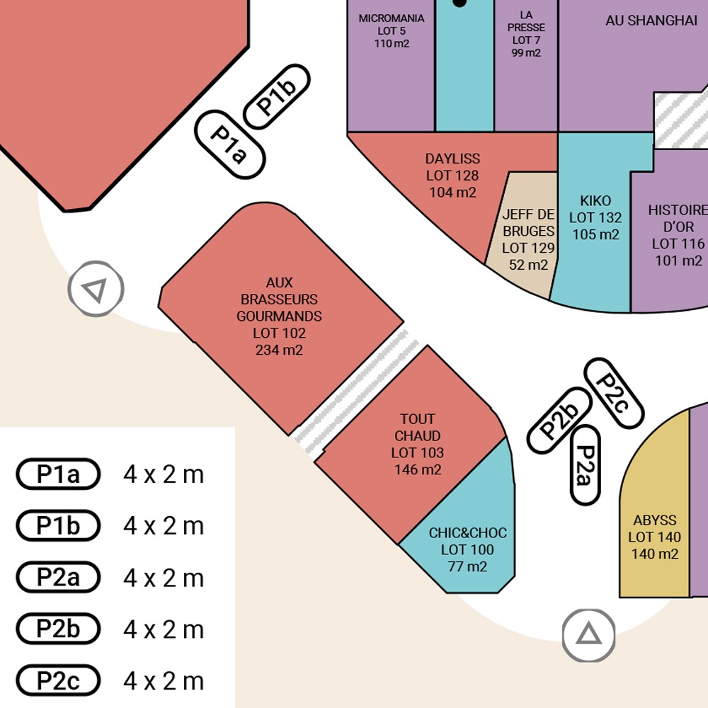 Aushopping Saint-Quentin – Saint-Quentin (02) Kiosques 1a – 2c