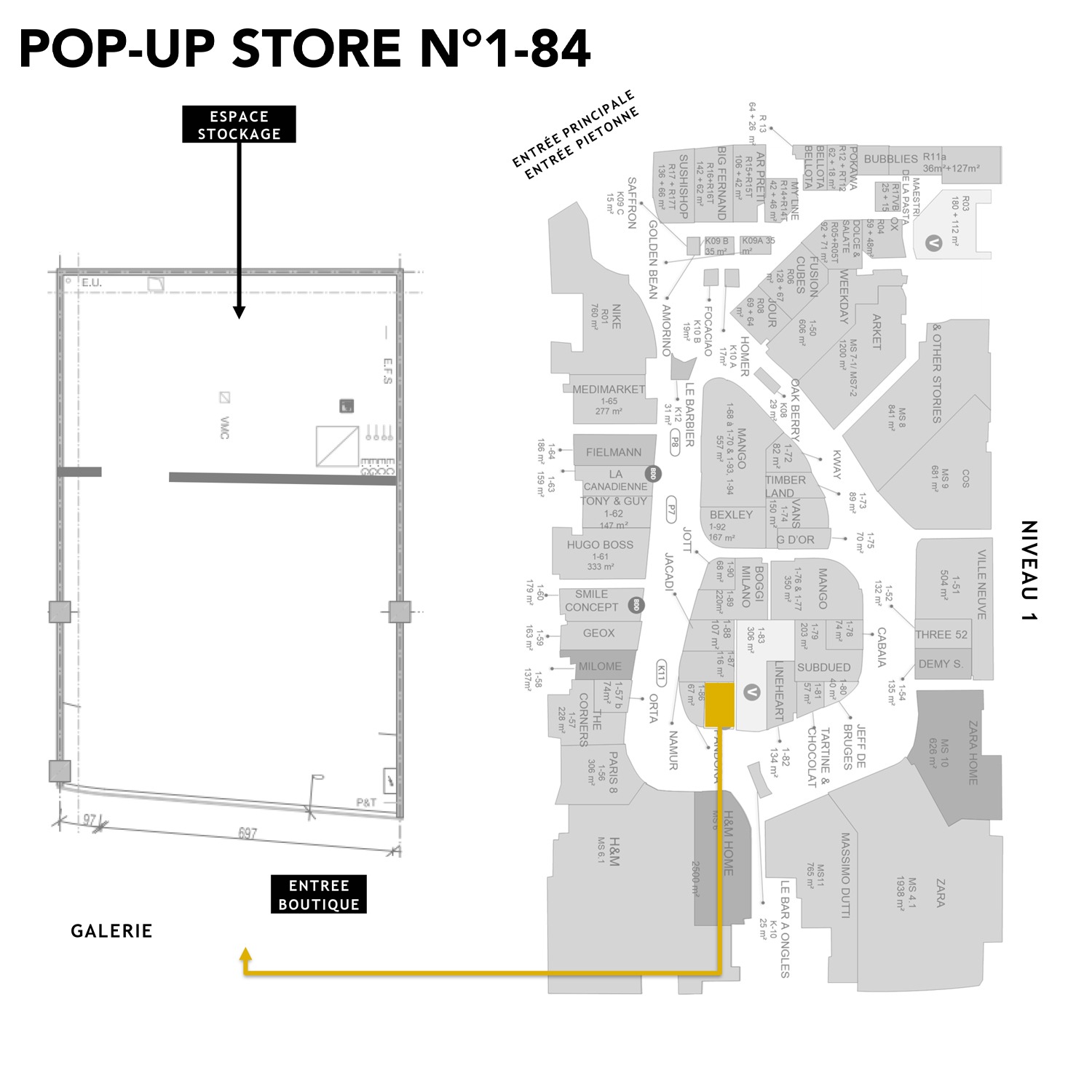 Luxembourg Magasin Cloche d’Or – Pop-up Store N°1-84