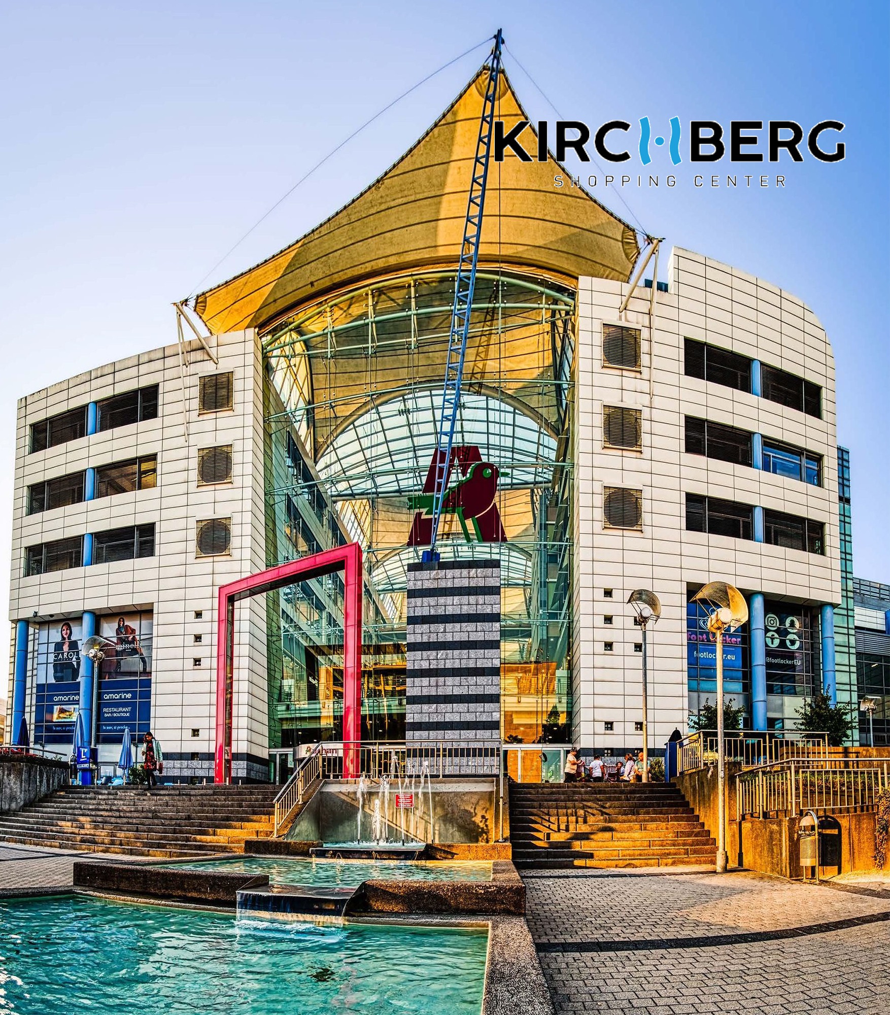 Luxembourg Magasin Kirchberg – Extérieur de nuit